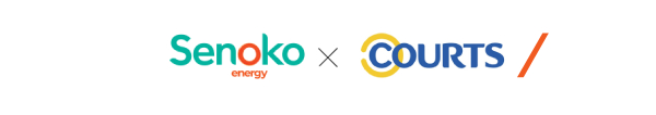 Senoko Energy and COURTS Partnership Logos
